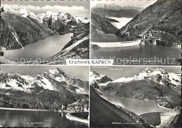 Kaprun Kraftwerk Drossen- und Moosersperre
