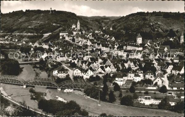 Horb Neckar Fliegeraufnahme