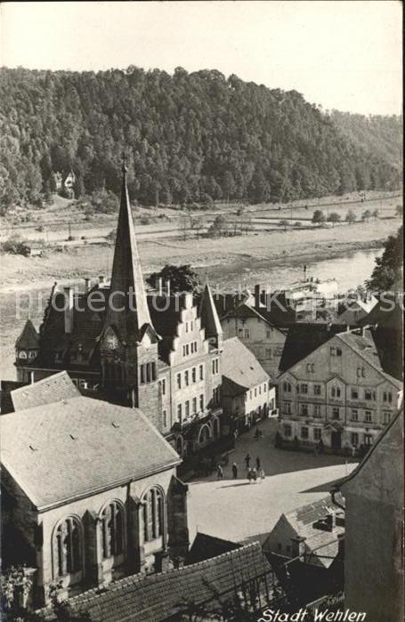 Wehlen Sachsen Kirchenpartie