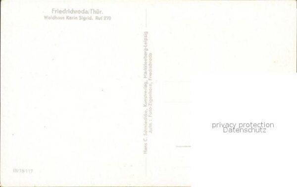 Friedrichsroda Waldhaus Karin Sigrid – Bild 2