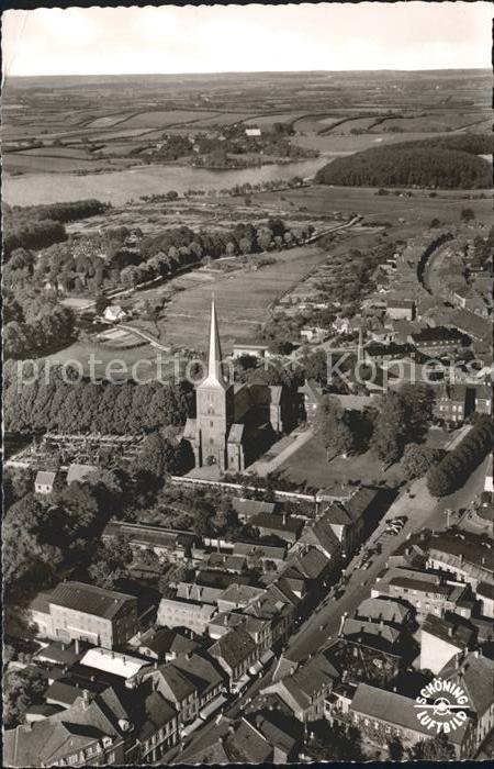 Bad Segeberg Fliegeraufnahme mit Kirchturm