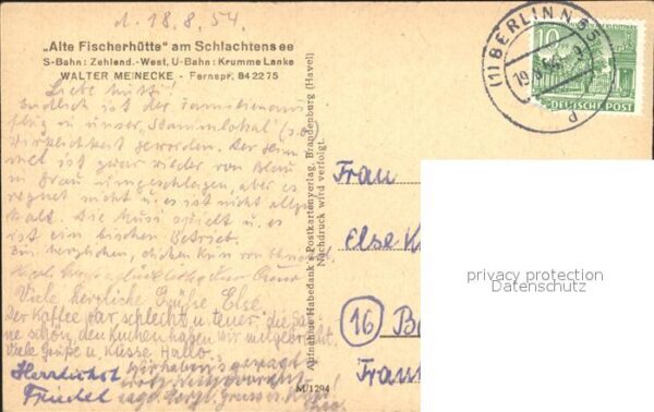 Schlachtensee alte Fischerhütte – Bild 2