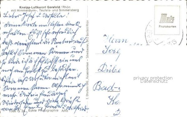 Gersfeld Rhoen mit Himmeldunk- Teufels- und Simmelsber – Bild 2