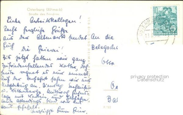 Osterburg Altmark Straße des Friedens – Bild 2