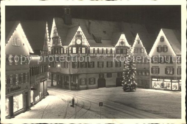 Urach Bad Häuser in Weihnachtsschmuck