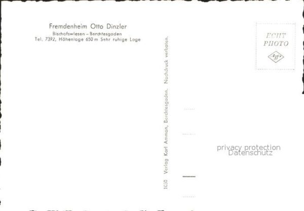 Bischofswiesen Fremdenheim Otto Dinzler – Bild 2