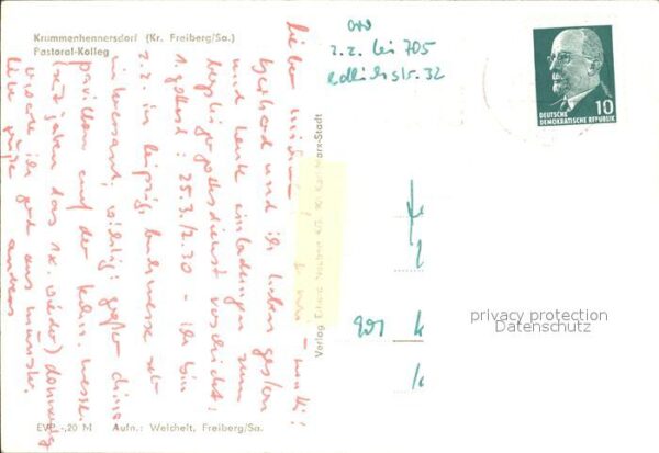 Krummenhennersdorf Pastorat Kolleg – Bild 2
