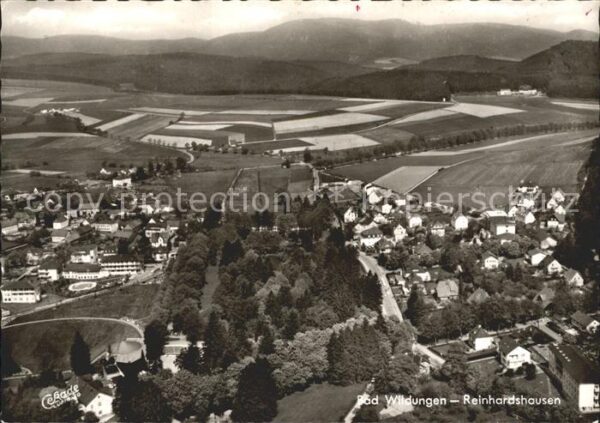 Bad Wildungen Fliegeraufnahme Reihardshausen