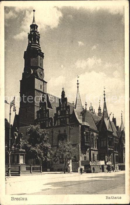 Breslau Niederschlesien Rathaus