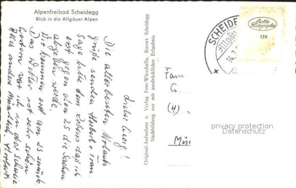 Scheidegg Allgaeu Freibad – Bild 2