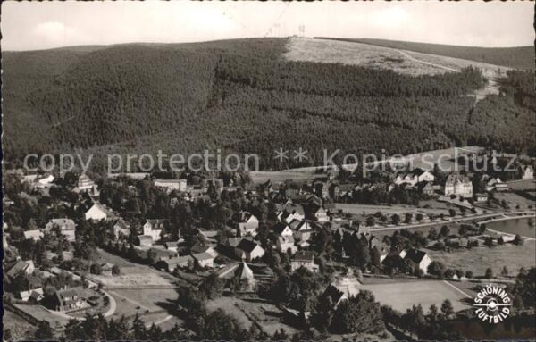 Hahnenklee-Bockswiese Harz Fliegeraufnahme