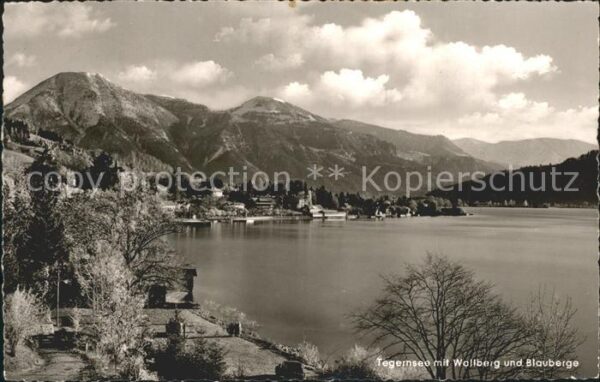 Tegernsee mit Wallberg und Blauberge