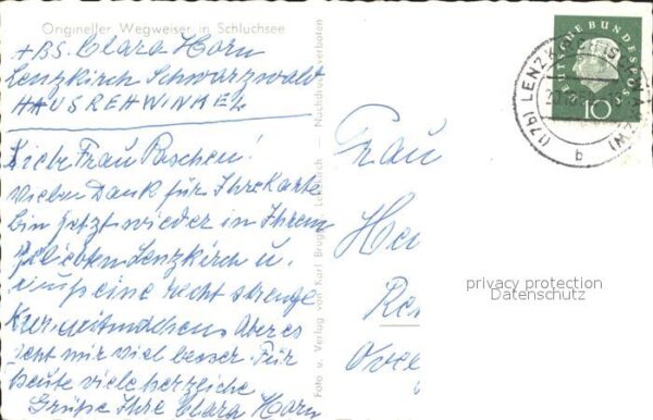 Schluchsee origineller Wegweiser – Bild 2