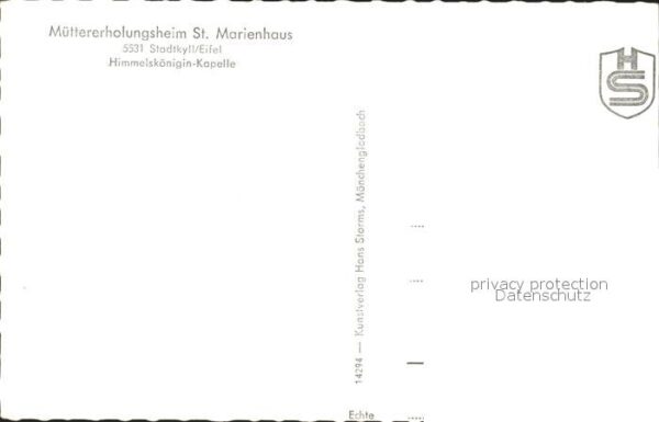 Stadtkyll Müttererholungsheim St. Marienhaus Kape – Bild 2