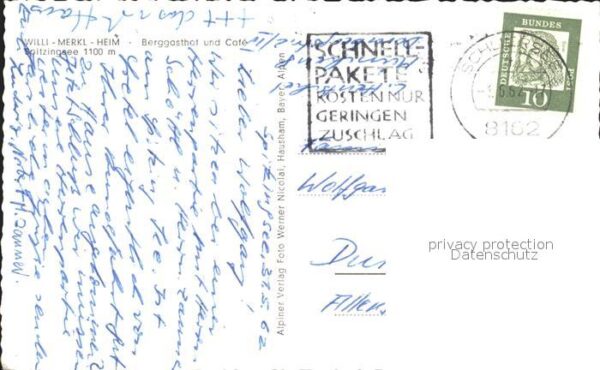 Spitzingsee Willi Merkl Heim Berggasthof Cafe – Bild 2
