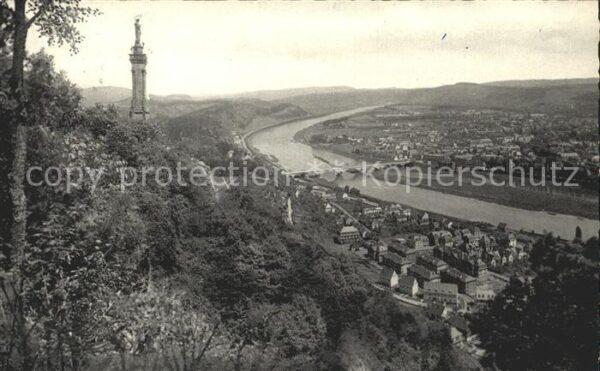 Trier Moselpartie mit Mariensäule