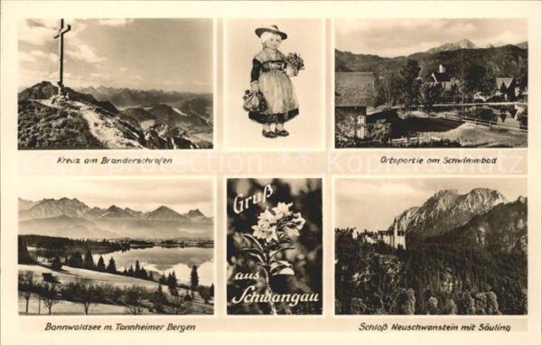 Schwangau Kreuz am Branderschrofen Bannwaldsee Sc