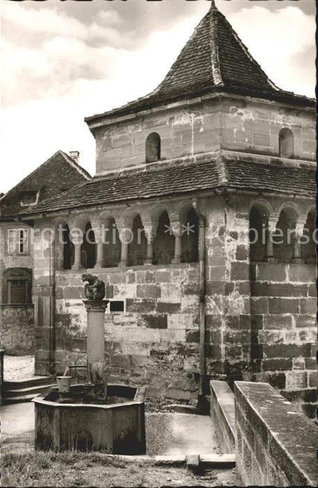 Camburg Baptisterium mit Brunnen
