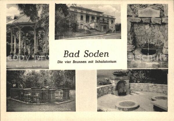 Bad Soden Taunus Vier Brunnen mit Inhalatorium