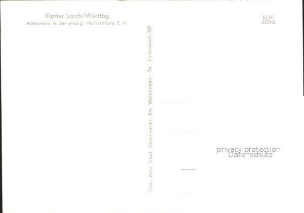 Lorch Wuerttemberg Kloster Altersheim – Bild 2