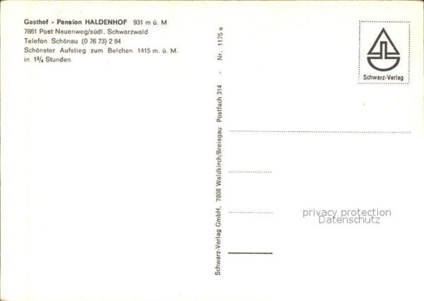 Neuenweg Gasthaus Pension Haldenhof – Bild 2