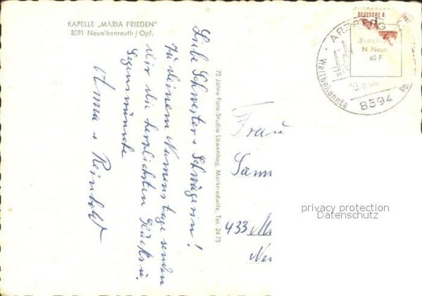 Neualbenreuth Kapelle Maria Frieden – Bild 2