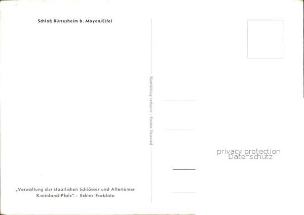 Mayen Schloß Bürresheim – Bild 2