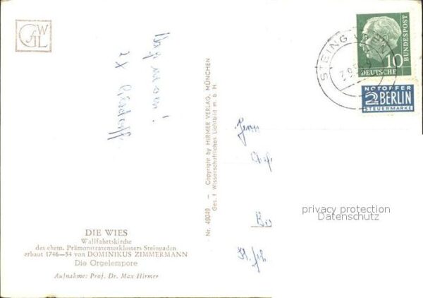 Steingaden Oberbayern Die Wies Wallfahrtskirche innen – Bild 2