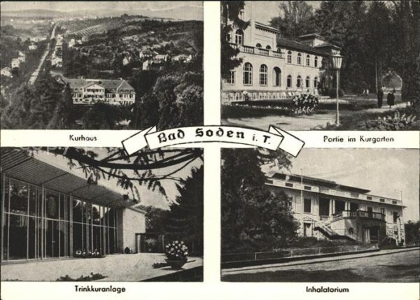 Bad Soden Taunus Kurhaus Kurgarten Inhalatorium