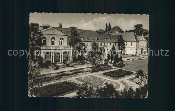 Bad Salzuflen Rosengarten mit Badehäusern und Inhalat