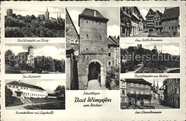 Bad Wimpfen Kurpark Löwenbrunnen Schwibbogen