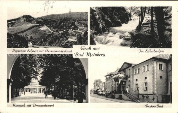 Bad Meinberg Rosen- Bad Silberbachtal Kurpark Brunne