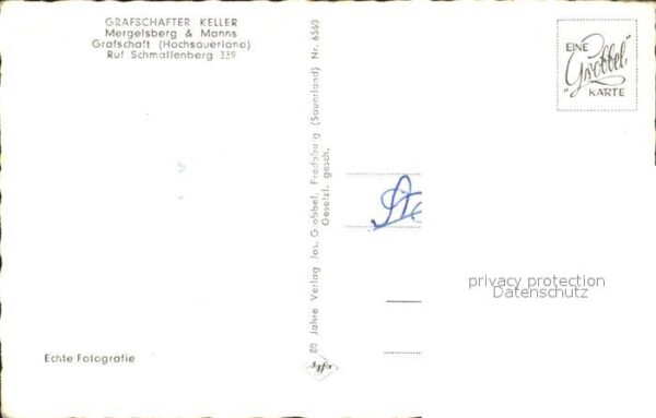 Grafschaft Sauerland Grafschafter Keller – Bild 2