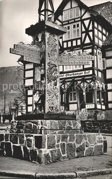 Bad Grund Hotel Oberharzer Hof Wegweiser- Schilde