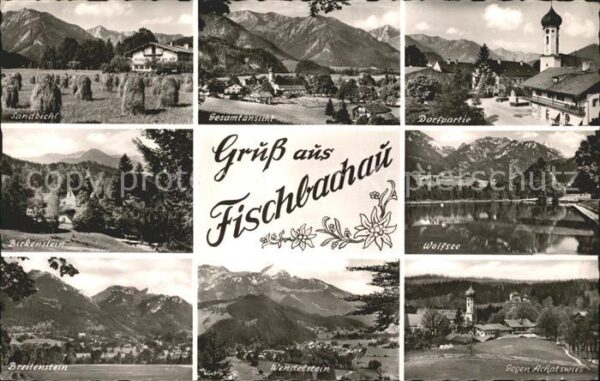 Fischbachau Dorfpartie Wolfsee Breitenstein