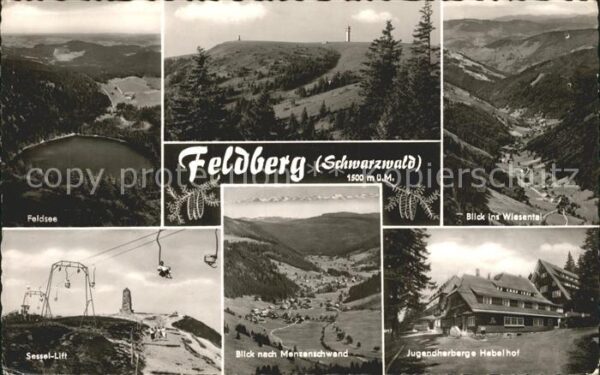 Feldberg Schwarzwald Feldsee Sessel- Lift Jugendherberge Heb