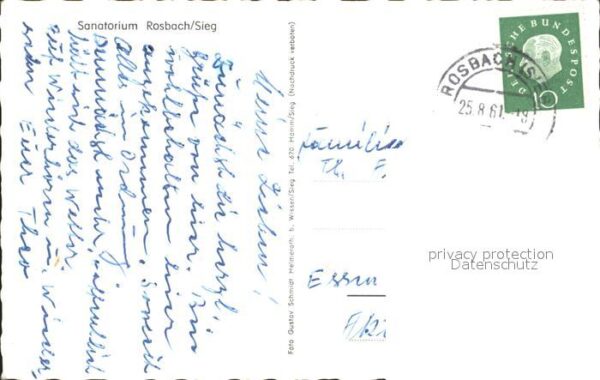 Rosbach Sieg Sanatorium – Bild 2