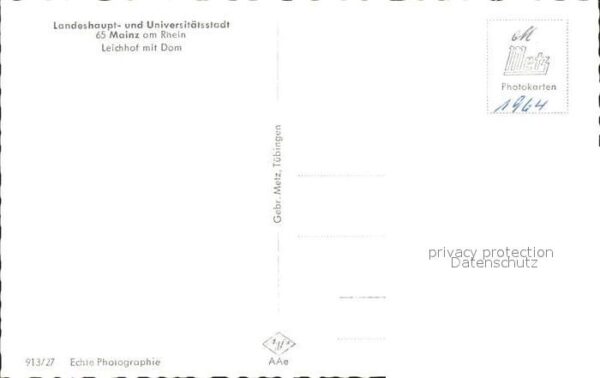 Mainz Rhein Leichhof mit Dom – Bild 2