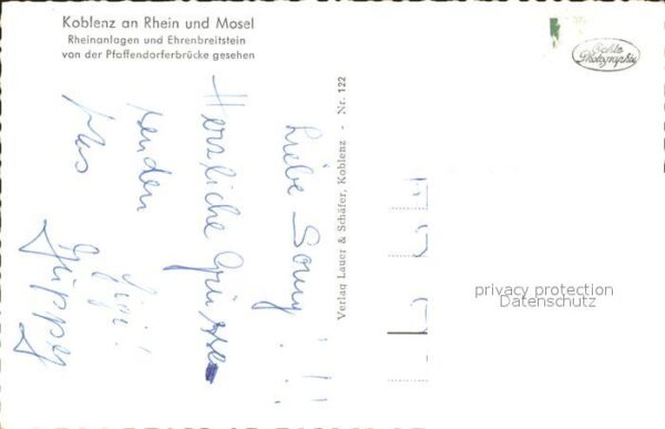 Koblenz Rhein Rheinanlagen Ehrenbreitstein – Bild 2