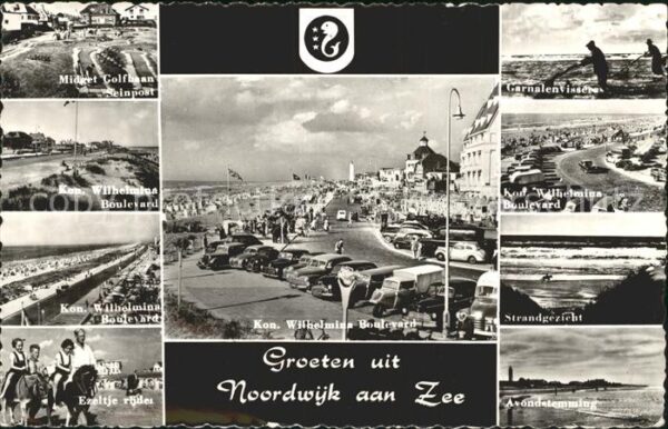 Noordwijk aan Zee  Strandgezicht Ezeltje rijden