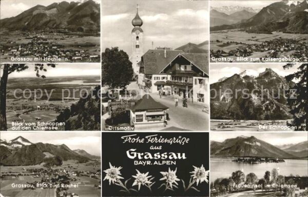 Grassau Chiemgau Fraueninsel Chiemsee Kaisergebirge Orts
