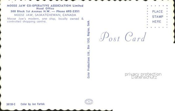 Moose Jaw Co- Operative Association Limited Head – Bild 2