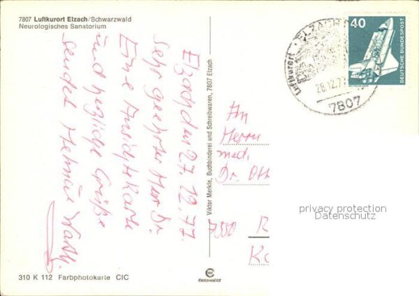Elzach Neurologisches Sanatorium – Bild 2