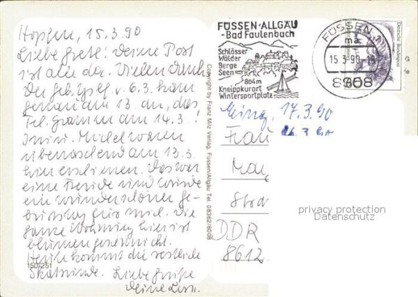 Fuessen Allgaeu Karte – Bild 2