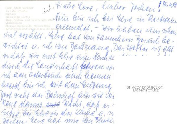 Frankfurt Oder Karl Marx- Strasse Rathaus Botanischer – Bild 2
