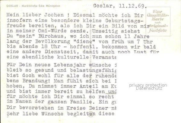 Goslar Marktstrasse Ecke Münzgasse – Bild 2