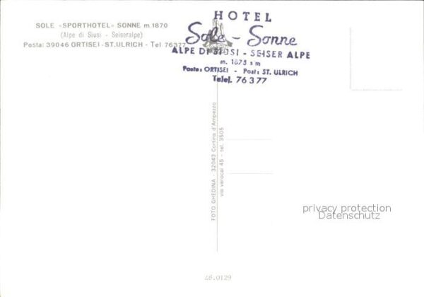 Ortisei St Ulrich Sporthotel Sonne – Bild 2
