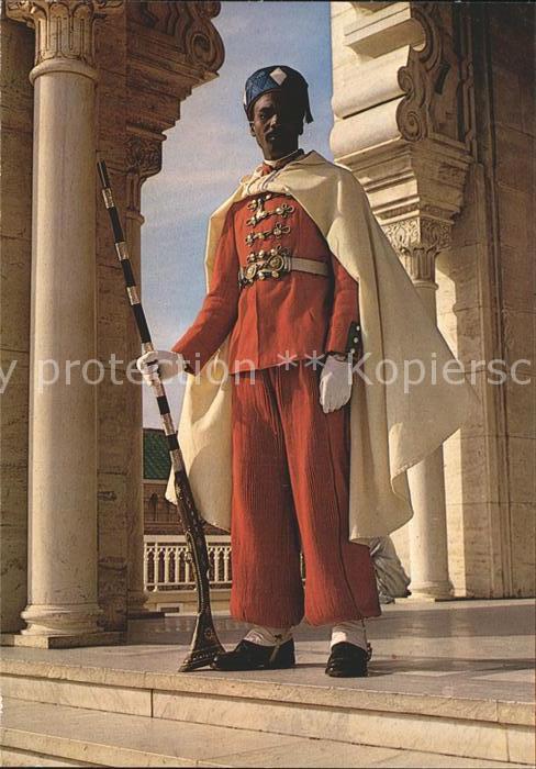 Rabat Marokko Garde de Mausolée Mohammed V