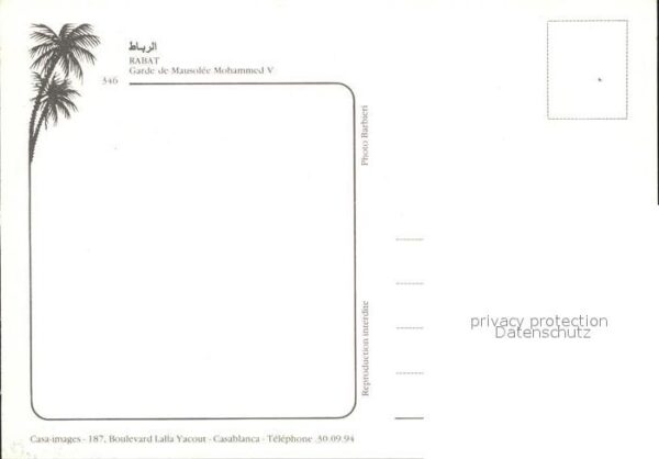 Rabat Marokko Garde de Mausolée Mohammed V – Bild 2