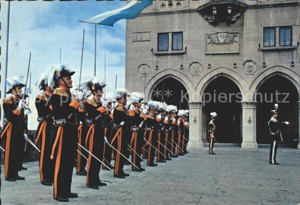 San Marino Repubblica Freiheitsplatz Die edle Wache